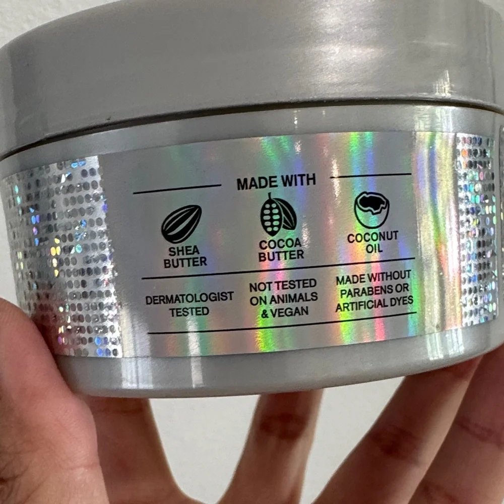 Bath & Body Works Platinum Glowtion Body Butter - Silver Holographic - Picture 3 of 6